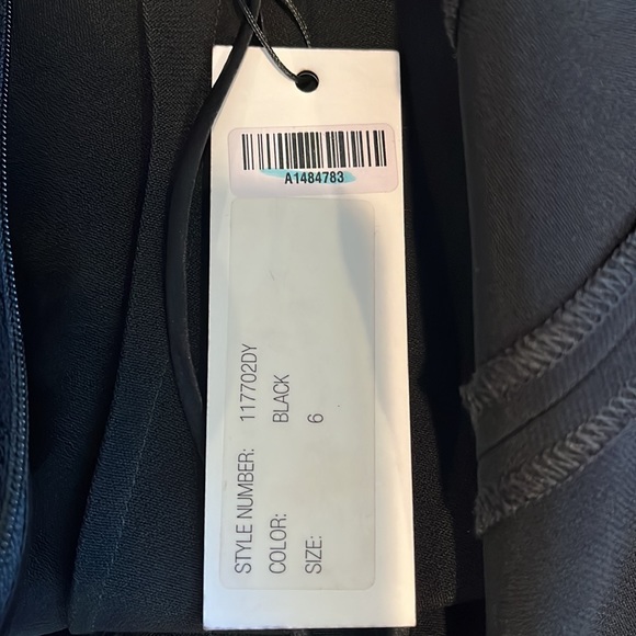 NWT Adam Lippes Black Lace Asymmetrical dress Sz 6 - Picture 14 of 16